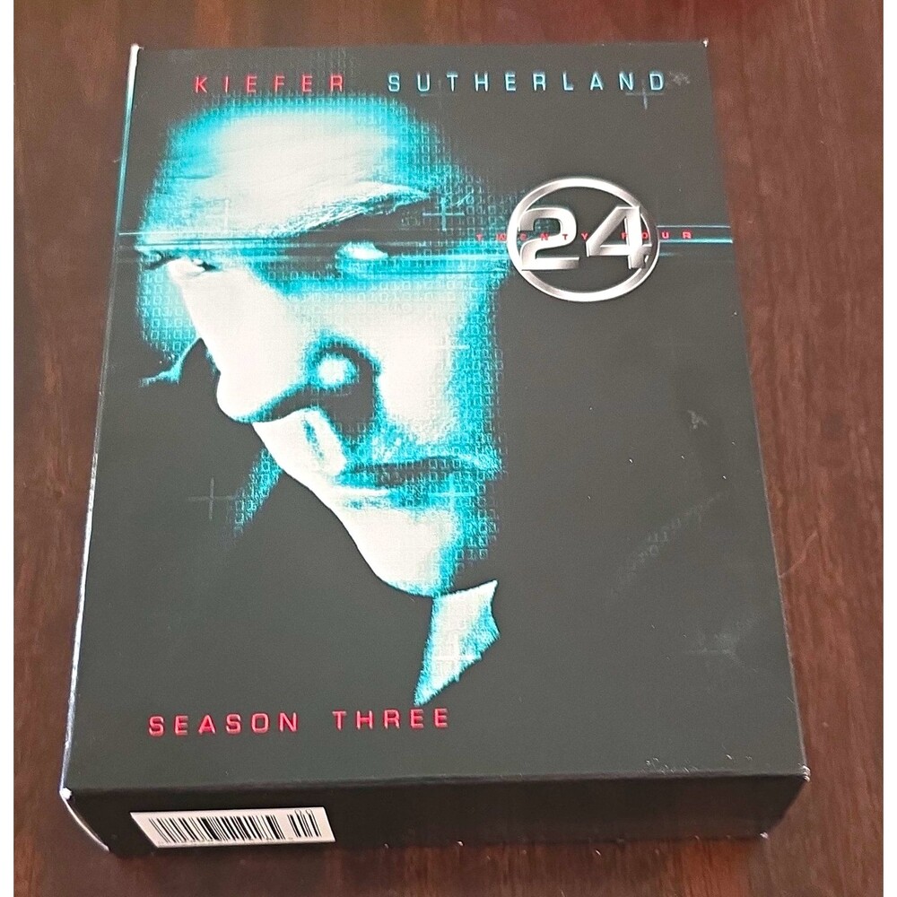 24 Season 3 DVD Box Set TV Series TV Shows Kiefer Sutherland